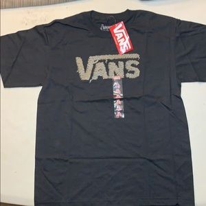Vans T-Shirt Black. Size Boys XL (18/20) NWT
